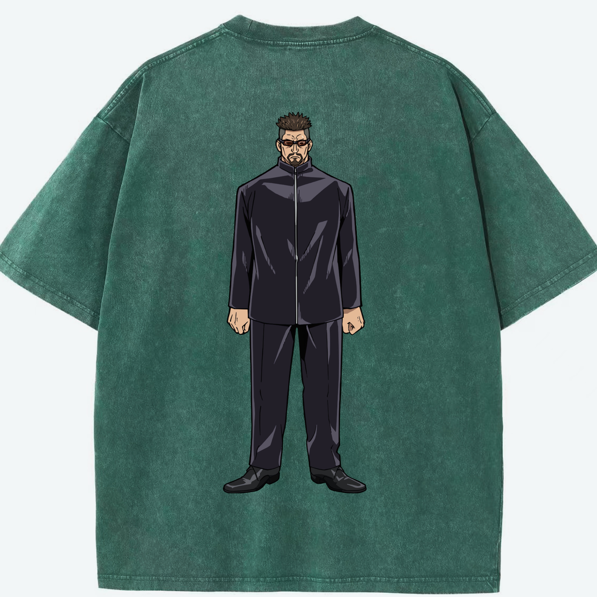 （画像用） 呪術廻戦 Jujutsu Kaisen 綿100% ヴィンテージ風 半袖Tシャツ（背面プリント）